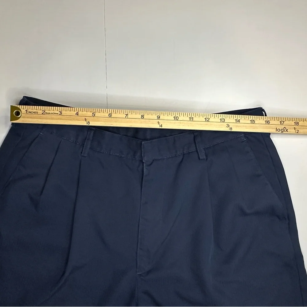 Nike Golf Dri-Fit Golf Shorts Size 34 Navy Blue With Blue‎ Logo